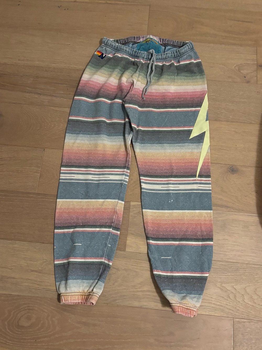 Aviator Nation Serape Bolt Stitch Sweatpants Joggers